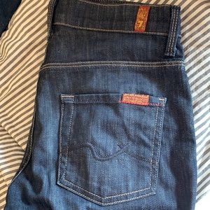 7 for all mankind super flare jeans- size 25